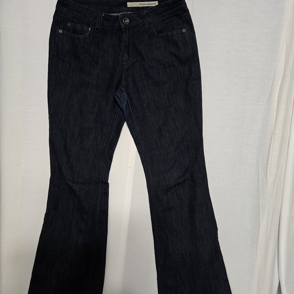 DKNYC Blue High Rise Flare Jeans